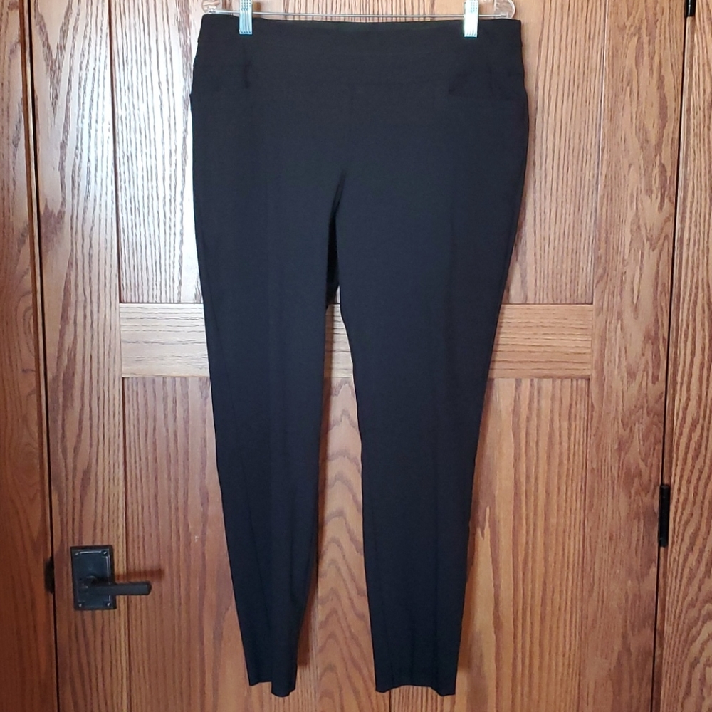 Dress Pants, lined, faux back pockets pull-on